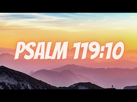 Bible Verse Of The Day | Scripture: Psalm 119:10