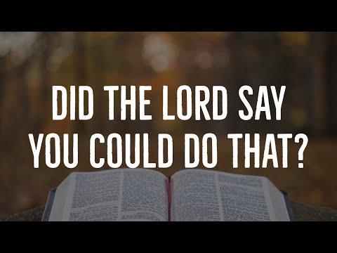 Did the Lord say you could do that? (Leviticus 10:1-10)