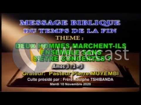 Deux homme marchent-ils ensemble sans s’être concertés? Amos 3 : 1 - 3