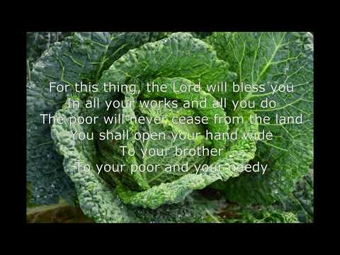 OPEN YOUR HAND WIDE (Deuteronomy 15:7-11)