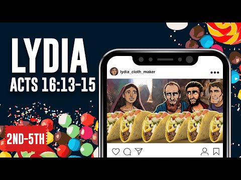 Elementary 2nd-5th Grade: Lydia (Acts 16:13-15)
