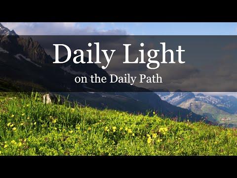 DAILY LIGHT - He whom thou blessest is blessed (Numbers 22:6)