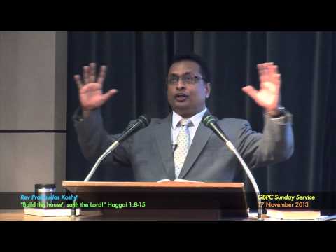 "Build the House," saith the LORD (Haggai 1:8-15)!