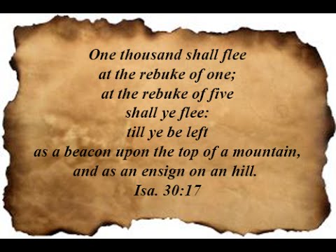 Isaiah 30:17
