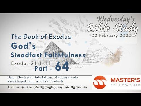 The Book of Exodus _ Exodus 21:1-11 _  Part 64 _ Wednesday Bible Study