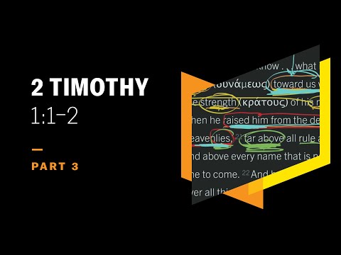 Why Does Paul Prefer the Name ‘Christ Jesus’? 2 Timothy 1:1–2, Part 3