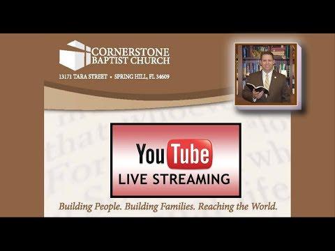 Wed  2/20/19, Cornerstone Baptist Church Live Stream, Pastor Rossiter: Prov 29:21-27
