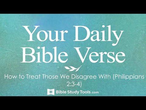 How to Treat Those We Disagree With (Philippians 2:3-4)