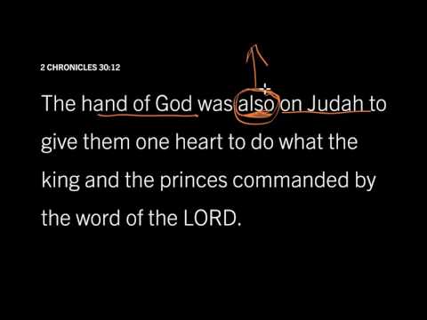 Do My Actions Affect God’s Plans? 2 Chronicles 30:1-12