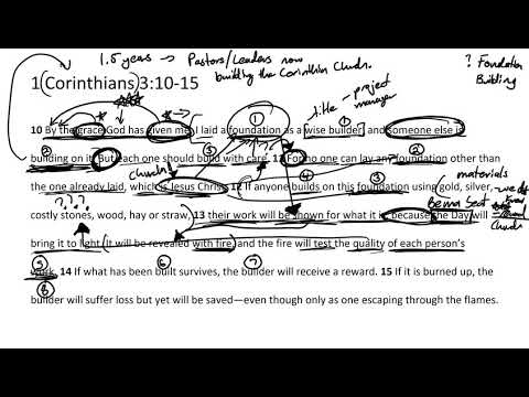 Passage Breakdown - 1 Corinthians 3:10-15