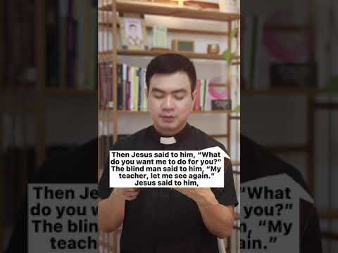 BIBLE VERSE DAILY | MARK 10:51-52 #bible #bibleversedaily #catholic #devotion