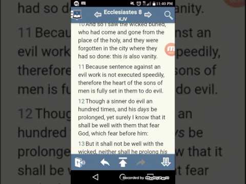 Because sentence against an evil work is not executed speedily ( Ecclesiastes 8:11 )