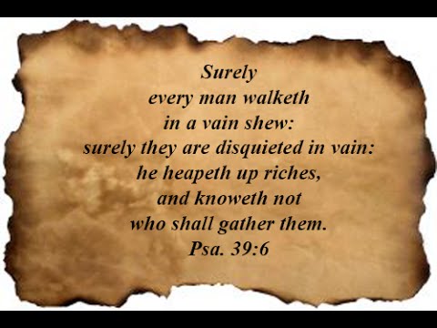 Psalm 39:6