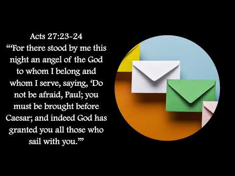 Acts 27:23-24 Recalling His Promises