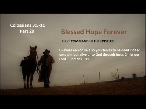 Living As Who We Truly Are - Colossians 3:5-11 - Part 20