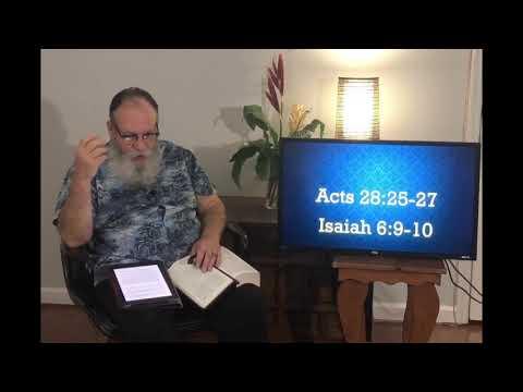 Wednesday Bible Study Conclusion of Acts (Acts 28:23-31)