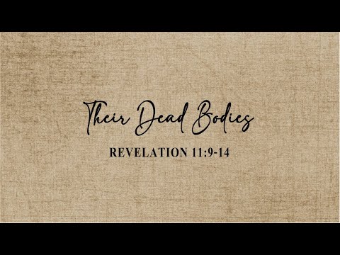 Revelation 11:9 - 14 - Their Dead Bodies