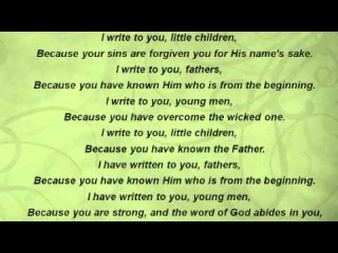 1 John 2:12-14 Verse-by-Verse Bible Study with Jerry McAnulty