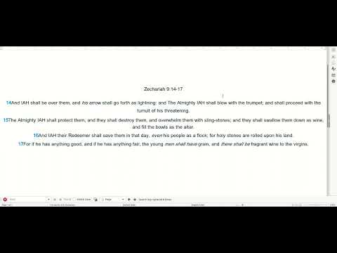 02 20 Scripture Zechariah 9:14 17