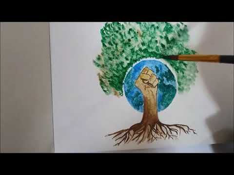 Psalm 18:2 - God is my Protector (Watercolor Painting Basic)