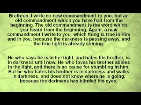 1 John 2:7-11 Verse-by-Verse Bible Study with Jerry McAnulty