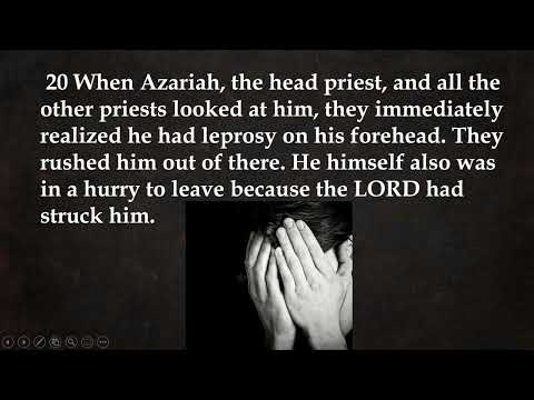 Invisible Church Video - 2 Chronicles 26:13-27:9