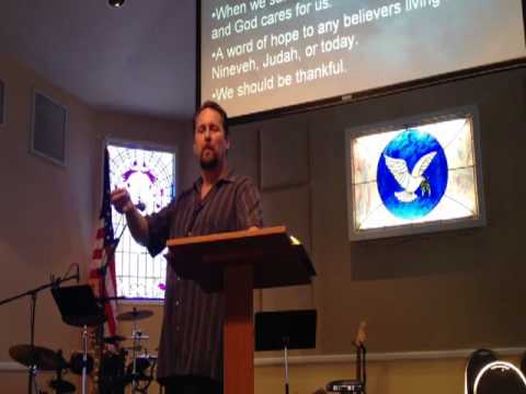 "God is" A Study of the Book of Nahum 1:7-8 Dr. Trent Nicholson