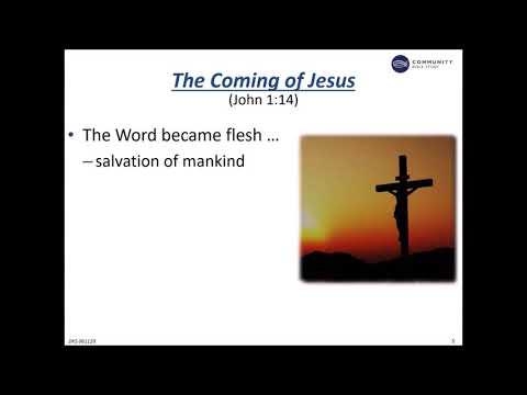 John 1:9-18, "The True Light" Lesson 3 Lecture