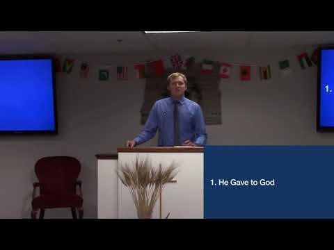 Sunday Evening 10/3/2021 Scott Ackerman - Barnabas (Acts 11:22-26)