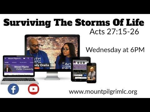 #ActsBibleStudy | SURVIVING THE STORMS OF LIFE - Acts 27:15-26