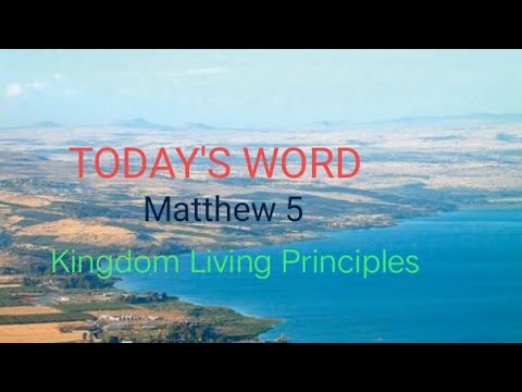 Matthew 5:8-10 The Peace-Makers