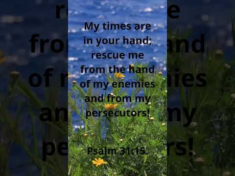 PROTECT ME FROM MY ENEMIES! | MEMORIZE HIS VERSES TODAY | Psalm 31:15