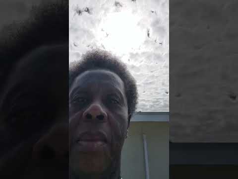 THE MAJESTIC CLOUDS SITTING ABOVE MY HOME SKIES, NASSAU,  BAHAMAS  ???????? NAHUM 1:3 THE CLOUDS ARE THE