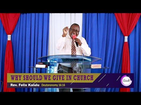WHY SHOULD WE GIVE IN THE CHURCH? | Deuteronomy 16:16 | Rev.Felix Kalulu