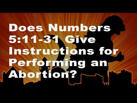 Does Numbers 5:11-31 Give Instructions for Performing Abortions?