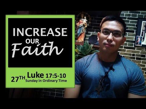 27th Sunday in Ordinary Time/ Luke 17:5-10