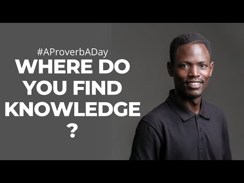 #AProverbADay Proverbs 15:7 Where Do you Find Knowledge?