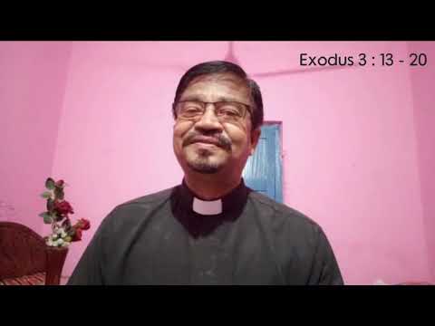 Verse for the Day - 20 (Exodus 3:13-20) By Rev. Ujwal Chandra Satman