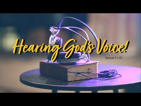 Hearing God's Voice 1 Samuel 3:1-10