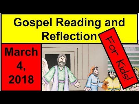 Gospel Reading and Reflection for Kids - March 4, 2018 - John 2:13-25