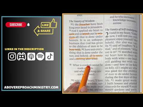 Day 29: Interpreting the Bible In Its Surrounding Context | Ecclesiastes 1:14