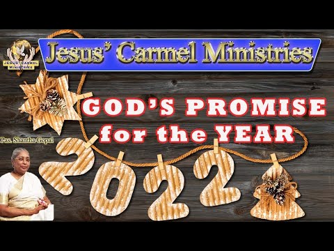 Jesus' Carmel Ministries - 2022 Promise - Isaiah  45:3