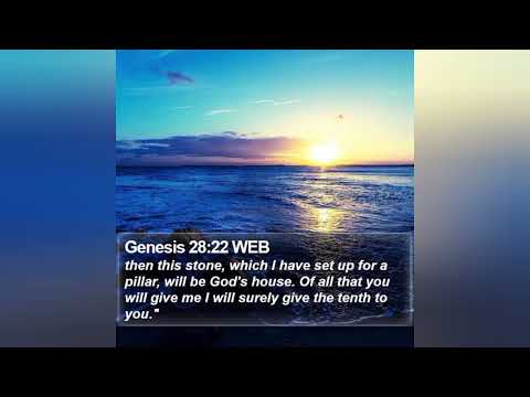 13-11-22 | Genesis 28:22 | @hopeministries3180 | Bidar | Sarah Clement Raj | Today's Bible Verse
