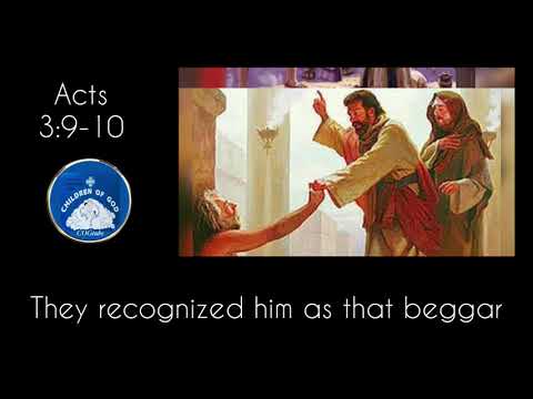 Acts 3:9-10