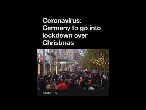 Teman (Germany) Lockdown For Christmas and New Years {Amos 8:10}