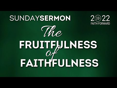 THE FRUITFULNESS OF FAITHFULNESS - Genesis 40:5-15 - Pastor E | October 9, 2022 | #FaithForward