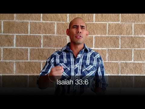 Fear of the Lord--Isaiah 33:6