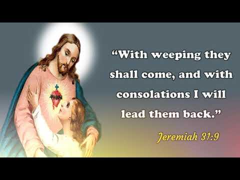 Today's word of God. (Jeremiah 31:9) Bible verse WhatsApp status