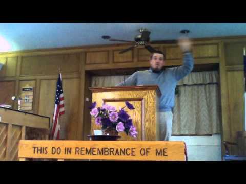 Pastor Cody Kohlman Preaching "God is Spirit" from John 4:24; Deut 4:11-19 on 03-01-15 AM