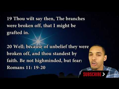 Romans 11:19-20 Cut off from Christ